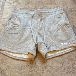 Champion Women's Light Gray Athletic Shorts
